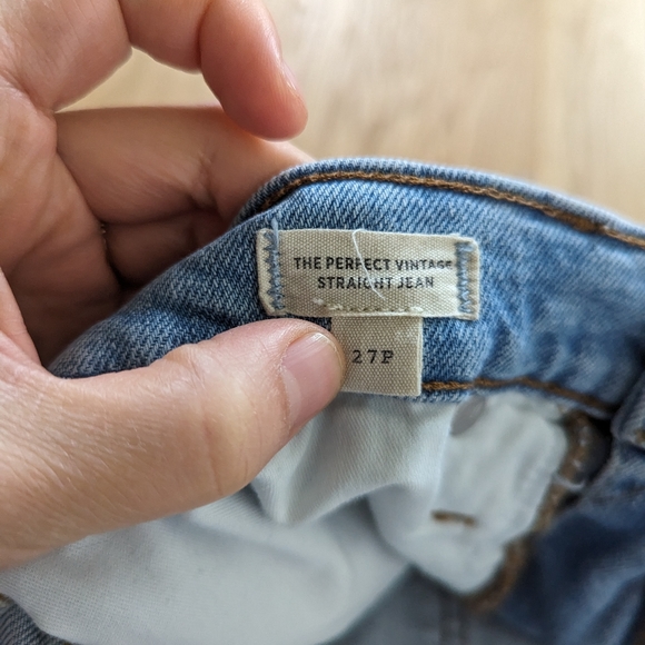 Madewell Perfect Vintage Straight Jean 27P - Picture 3 of 3